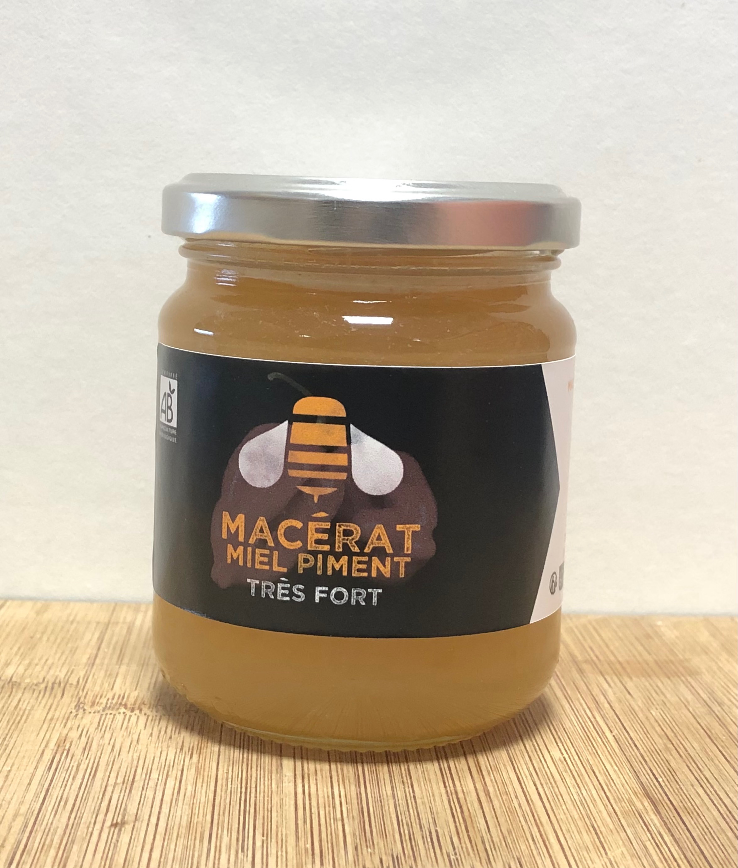 MACÉRAT MIEL/PIMENT TRÈS FORT !!! 250g NOUVEAU