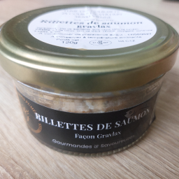 NOUVEAUTE Rillette de saumon façon GRAVLAX - 120g