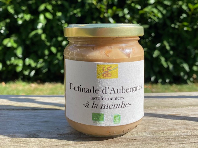 Tartinade d'aubergines à la menthe - 200g