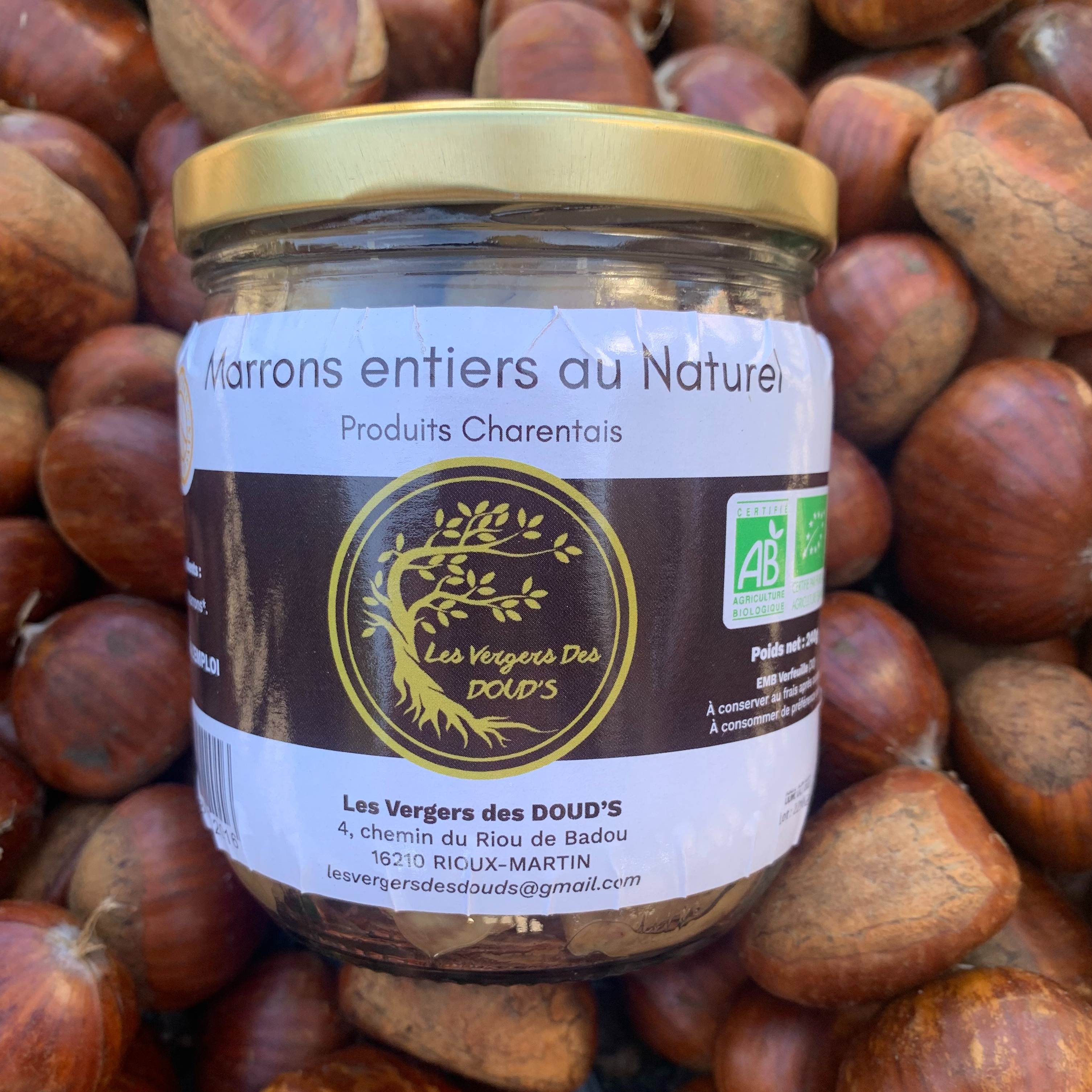 Marrons au Naturel, 240 g