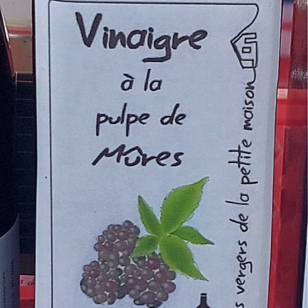 Vinaigre à la mûres - 25cl
