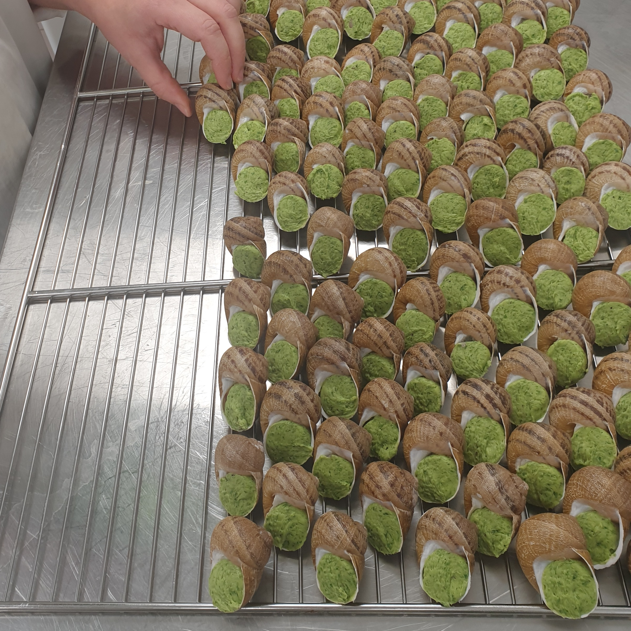 Escargots en coquilles à la Bourguignonne