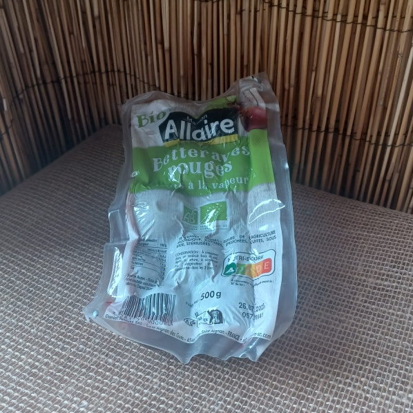 BETTTERAVES ROUGES SOUS VIDE - 500g