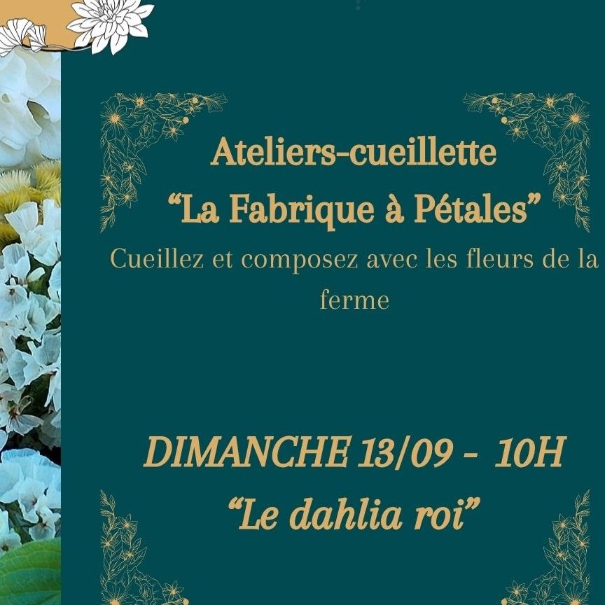 Atelier "La fabrique à Pétales" - 13 septembre 2026