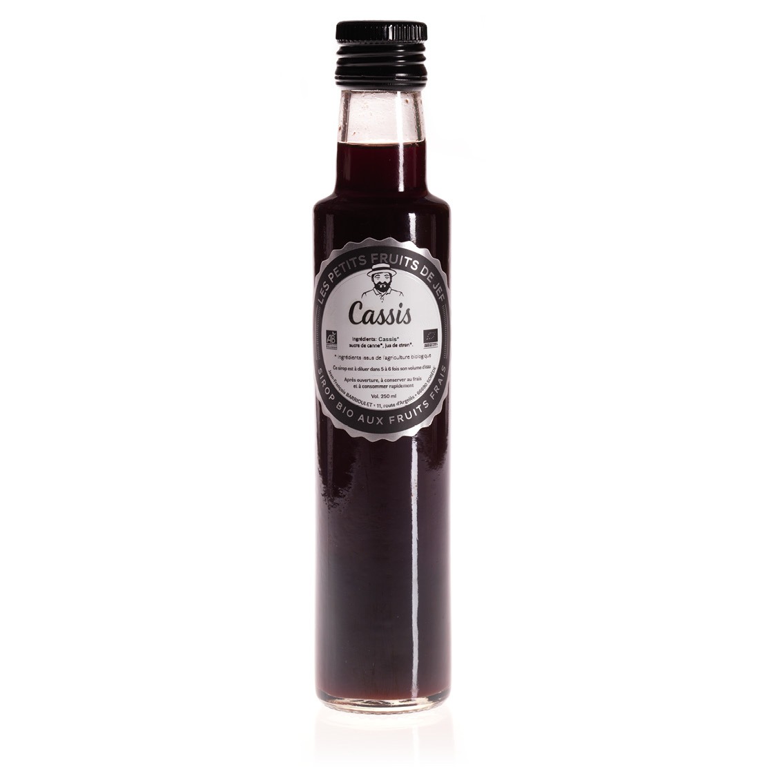 Sirop Bio aux Fruits - 250ml - Cassis