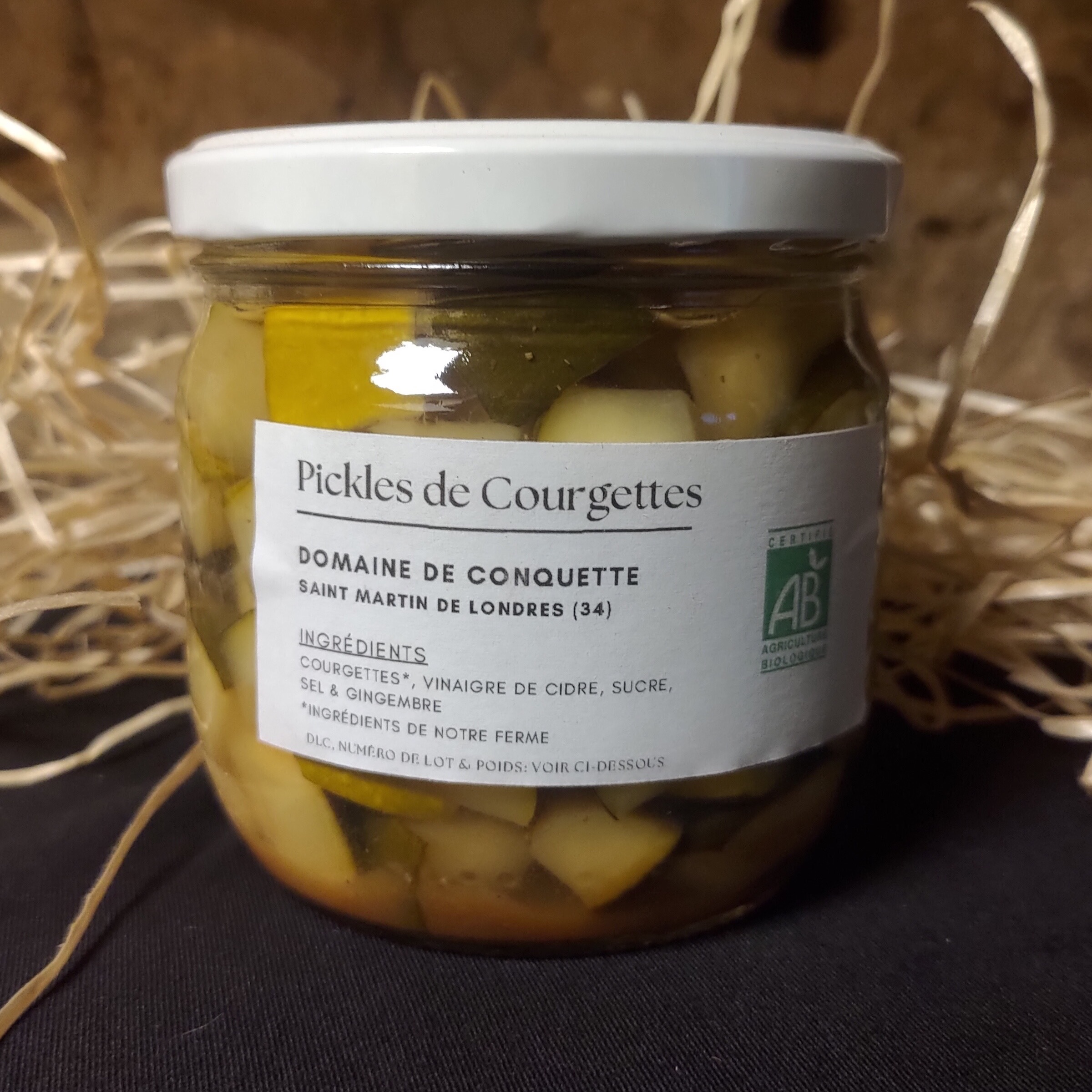 Pickles de courgettes