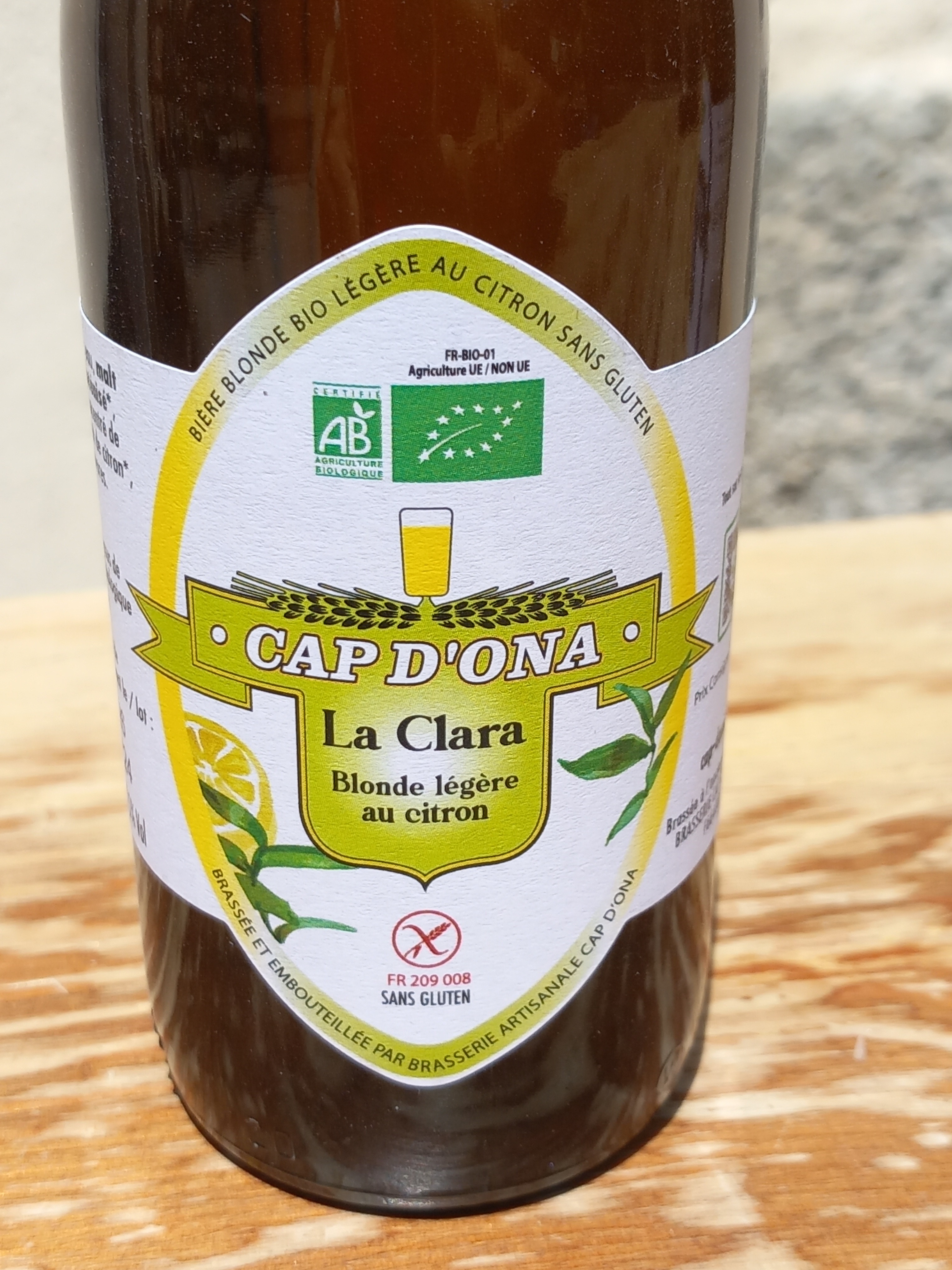 Bière blonde PANACHE CITRON