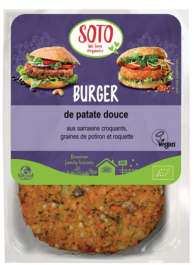 Burger de patate douce x 2 - 160g