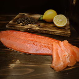 SAUMON SAUVAGE fumé ENTIER NON TRANCHE - 400g