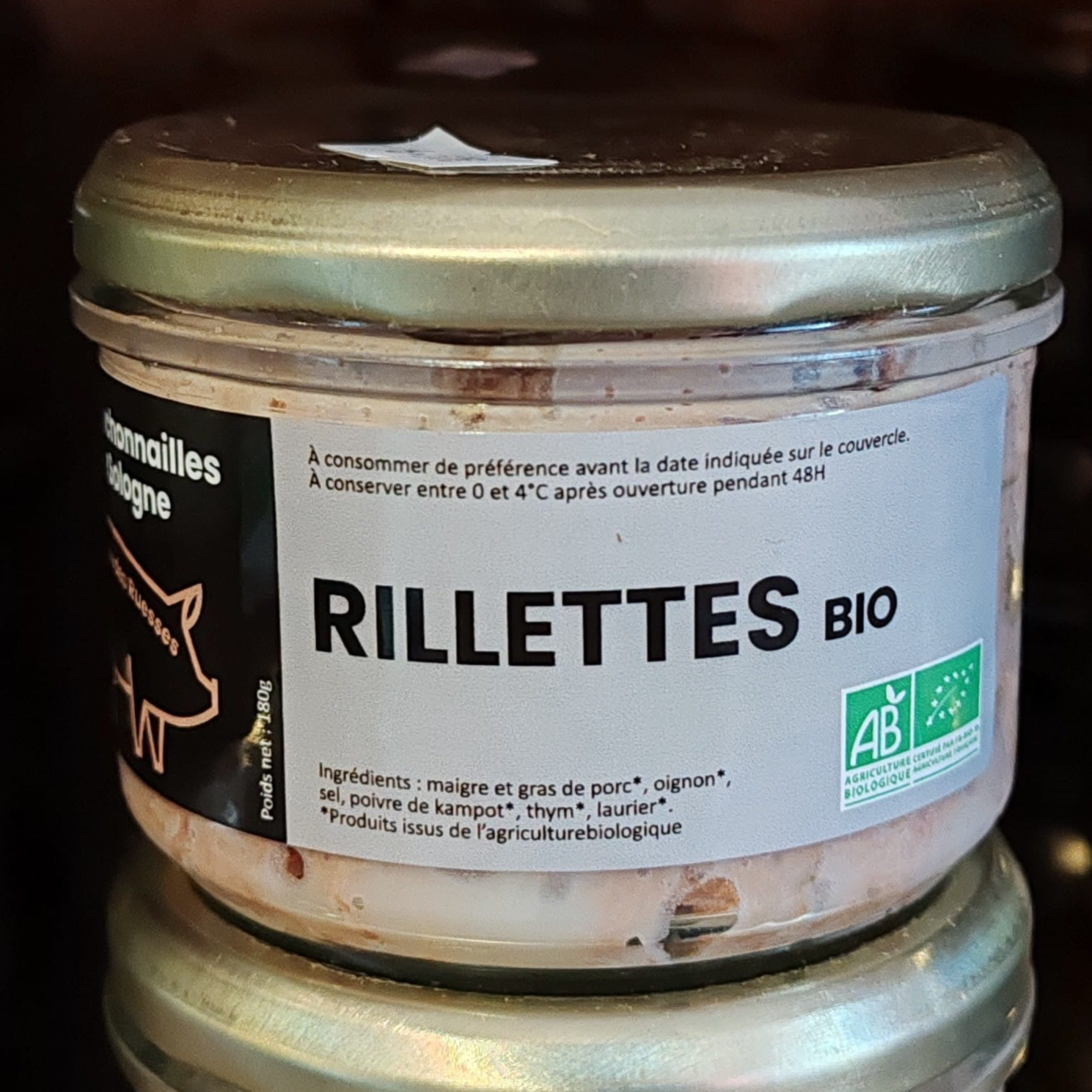 Rillettes bio nature