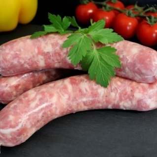 Saucisse de porc nature X2