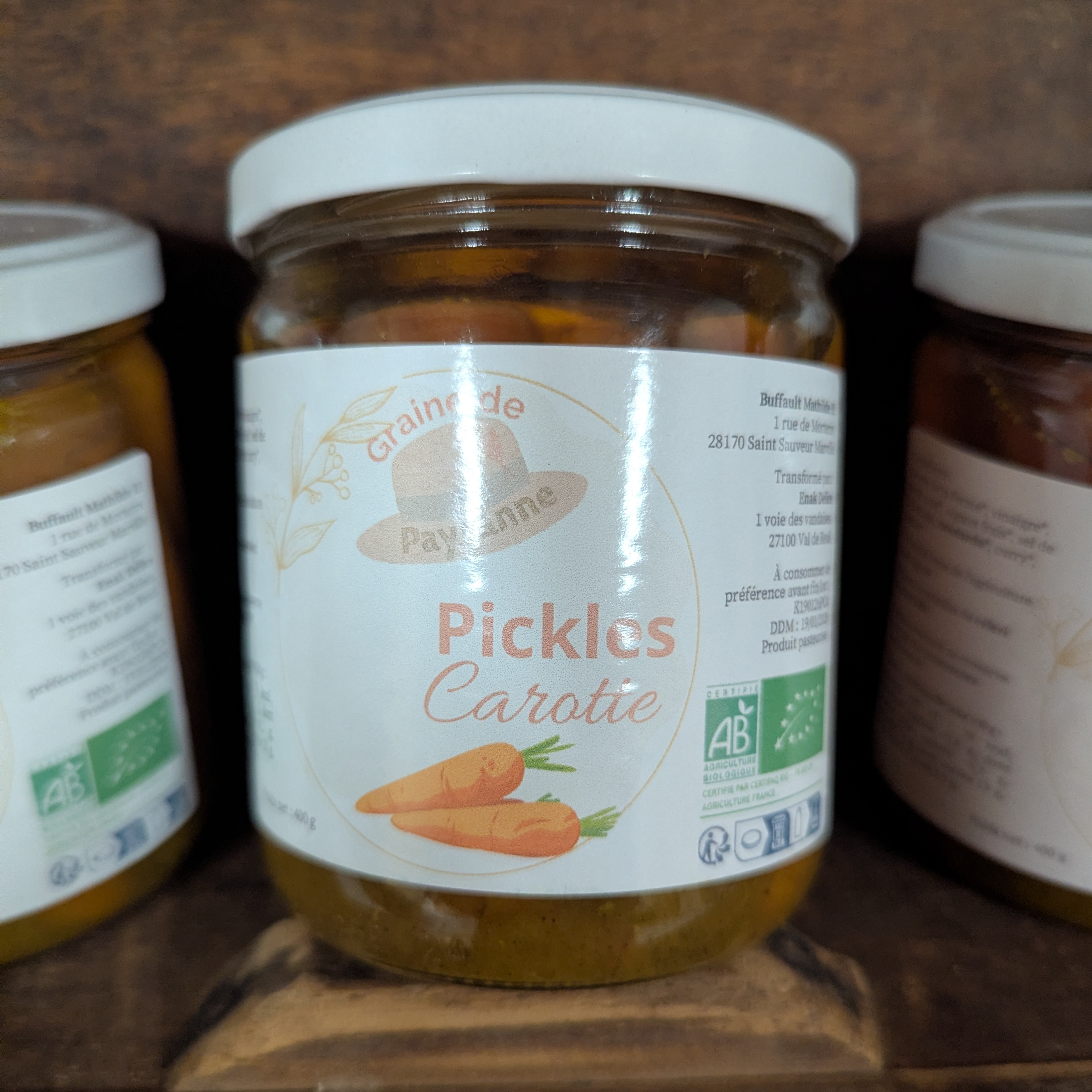 Pickles de carottes - 400g