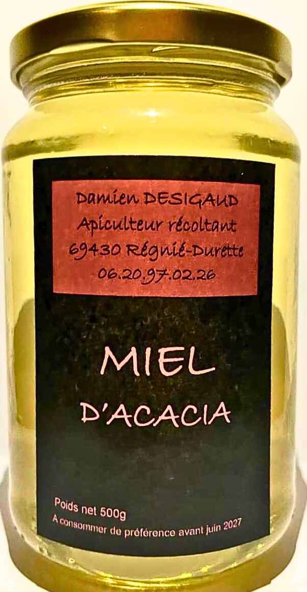 Pot de miel d'Acacia (500 gr)