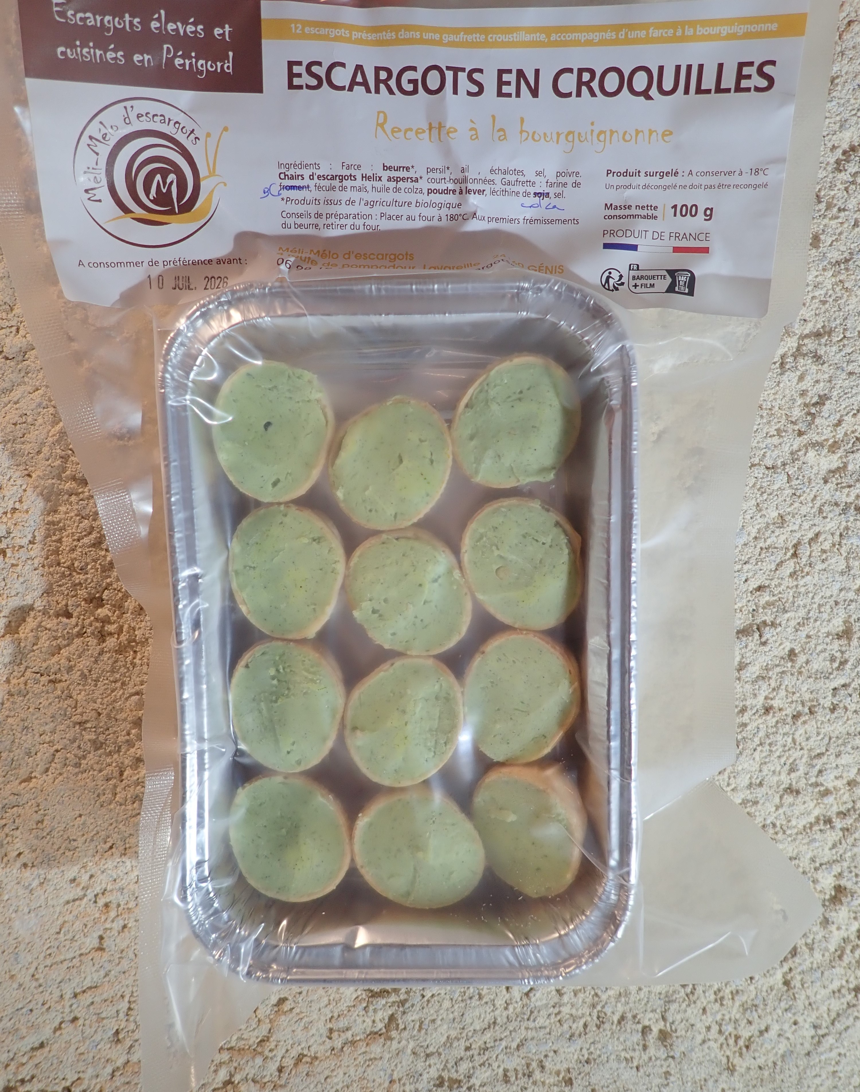 Escargots en cRoquilles farcis à la bourguignonne *12