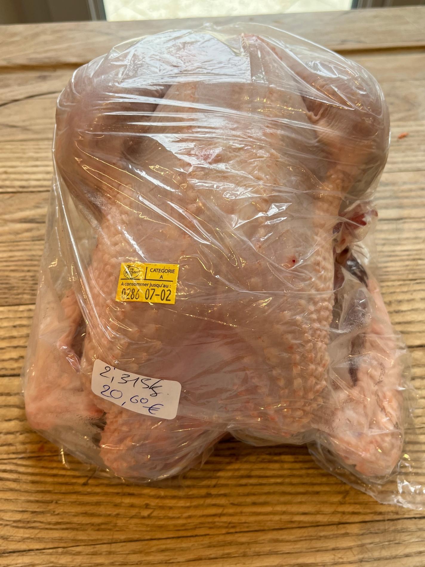 Poulet fermier - 2,1kg
