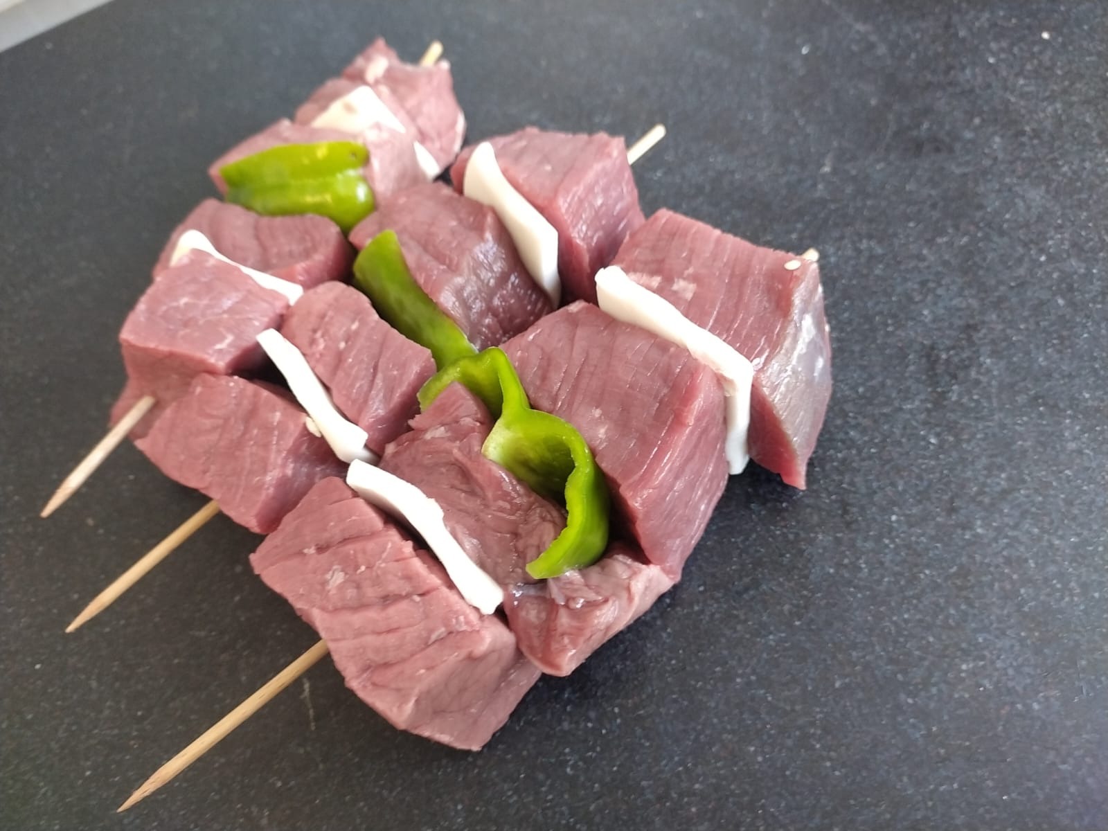 Viande à brochette coupé sous vide - 0,5kg