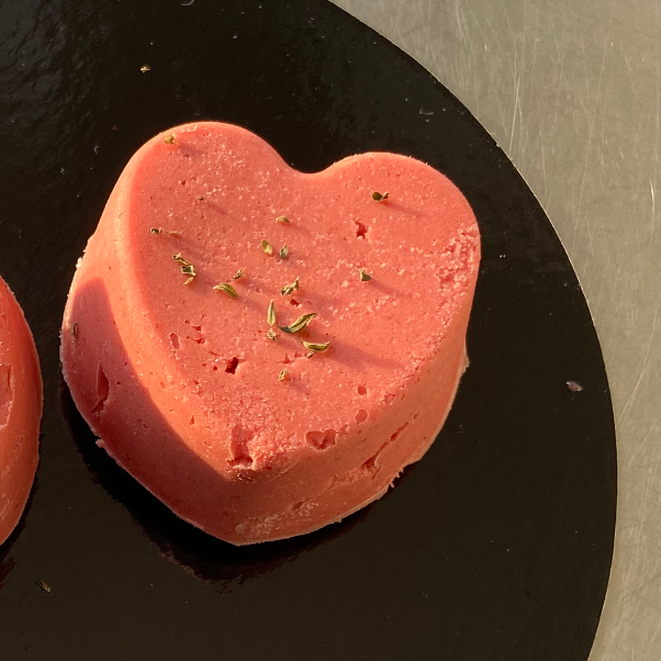 Coeur de fleurs - Sorbet Fraise et cœur de thym citron - 70g