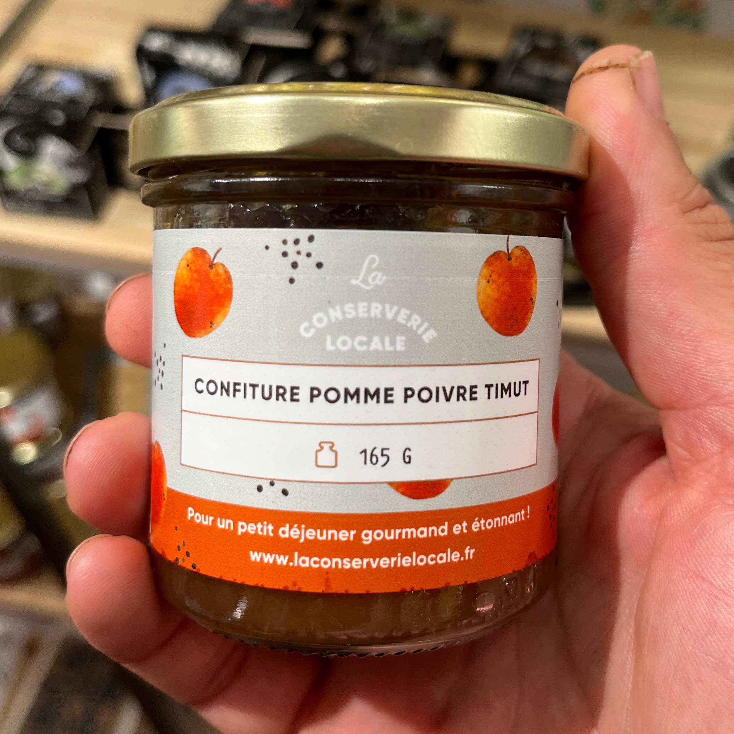 CONFITURE POMME POIVRE TIMUT