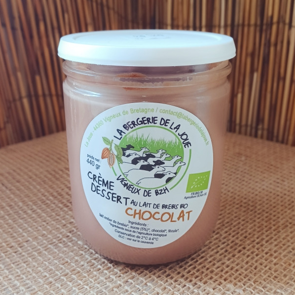 Crème dessert au lait de brebis - chocolat - 440g