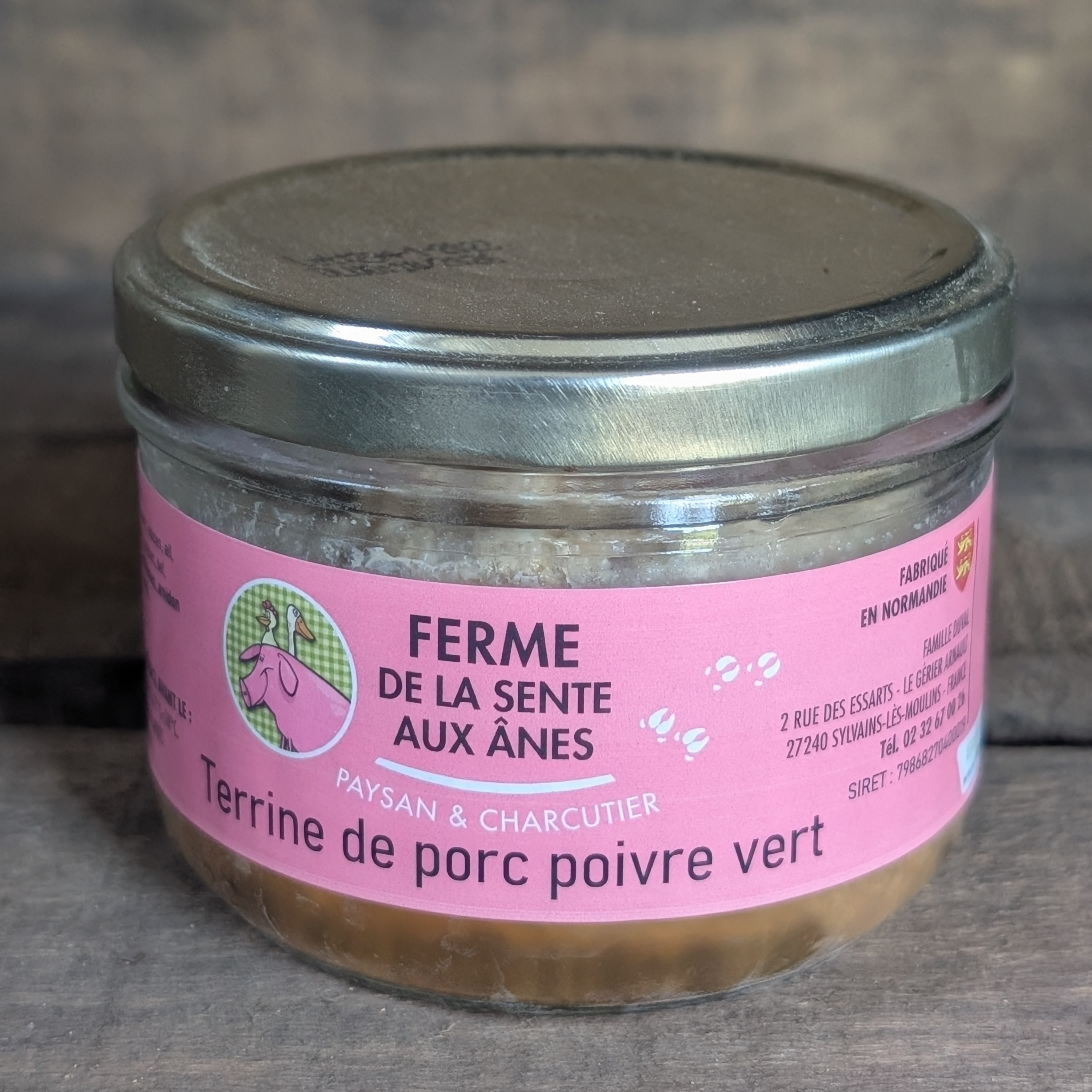 Terrine de Porc au Poivre Vert (180g)