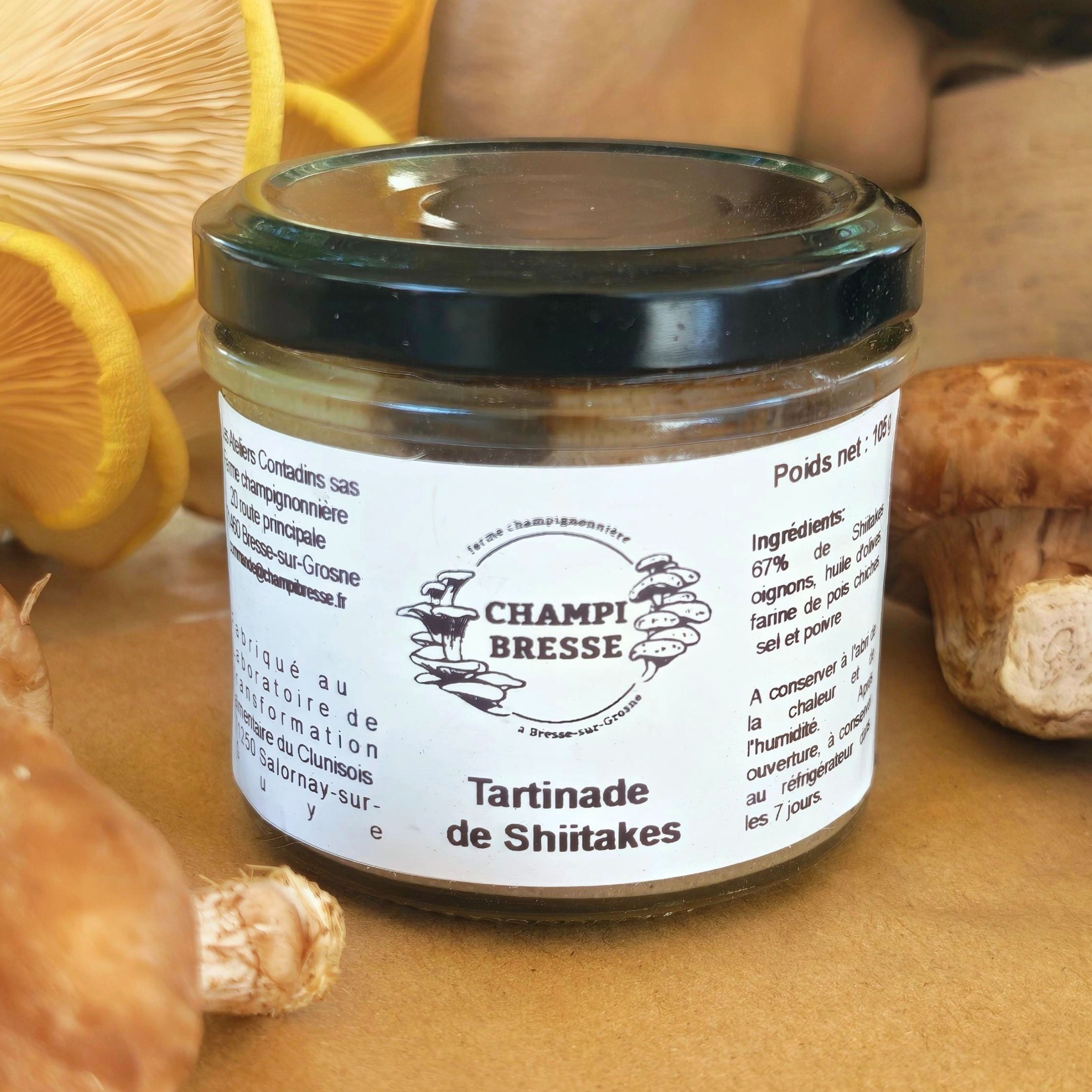 Tartinades de Shiitakes nature - 105g
