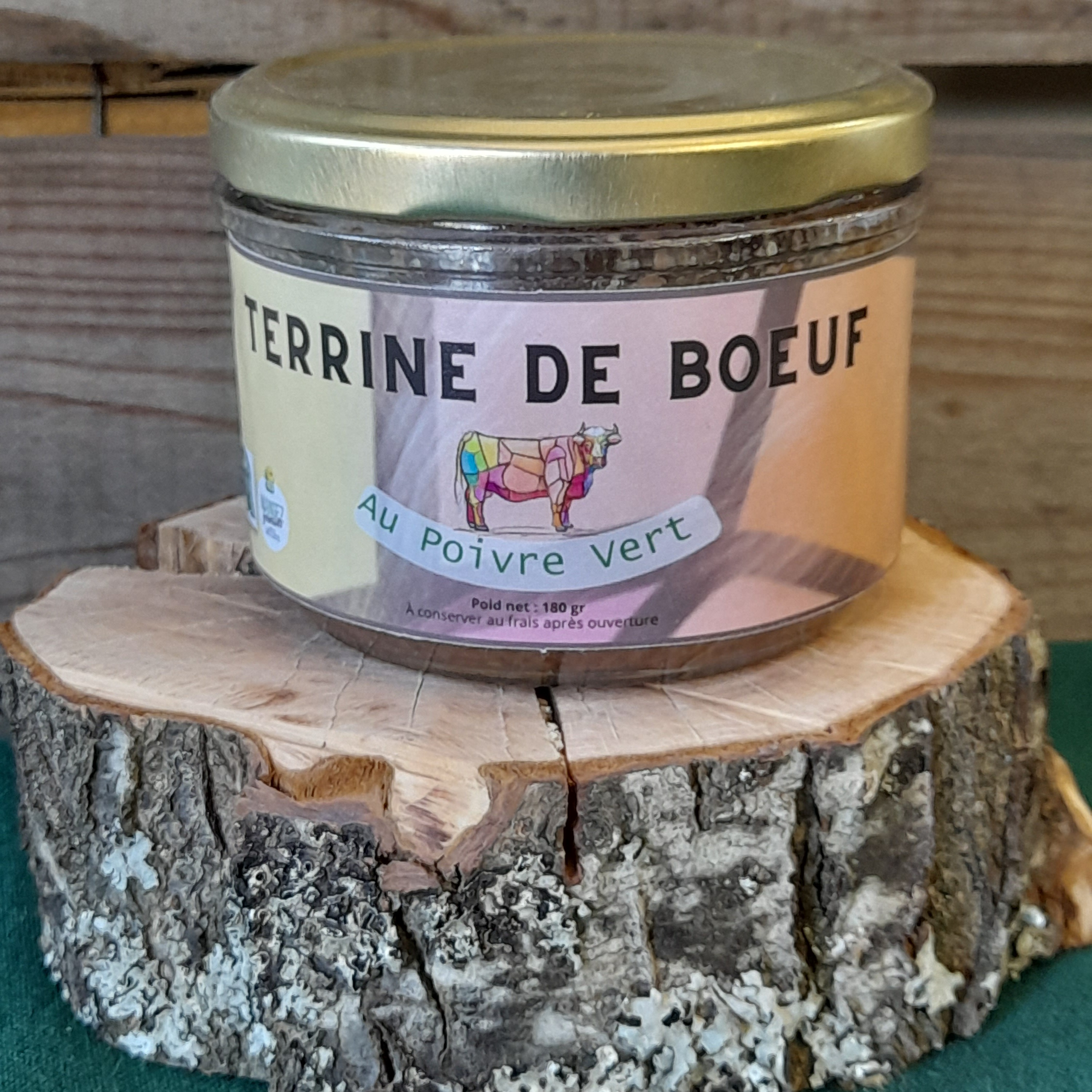 TERRINE BOEUF POIVRE VERT