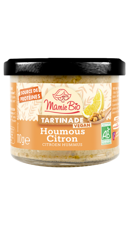 Tartinade houmous citron - 100g