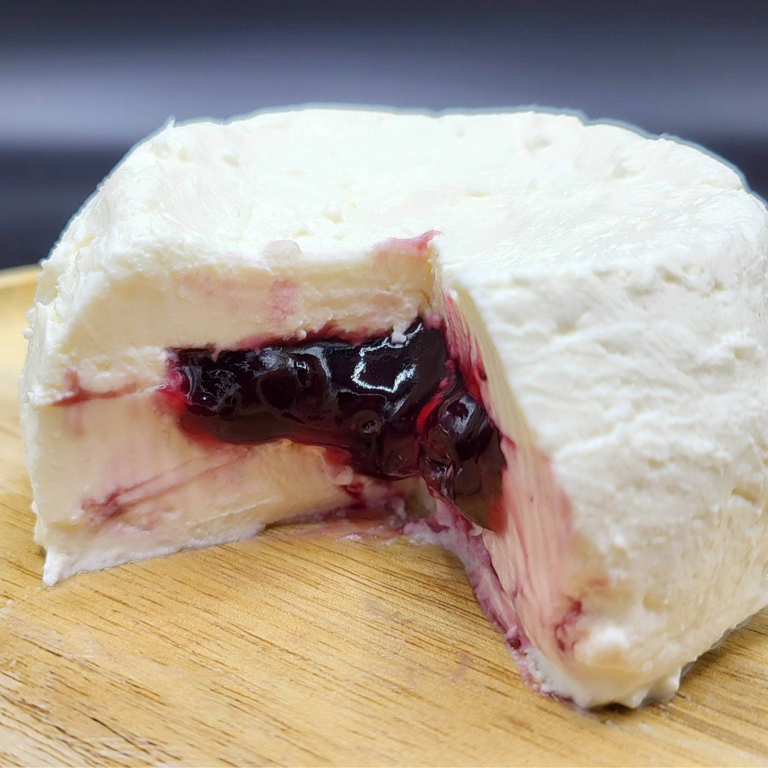 Fromage frais au coeur coulant myrtille - 200g