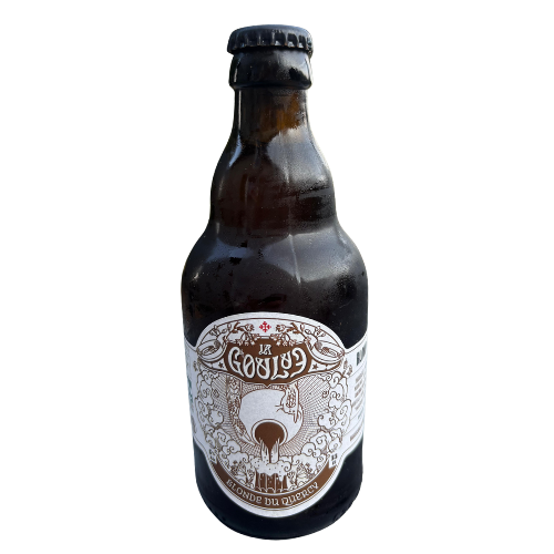 Bière blonde paysanne La Goulue 33 cL, Alc 5°