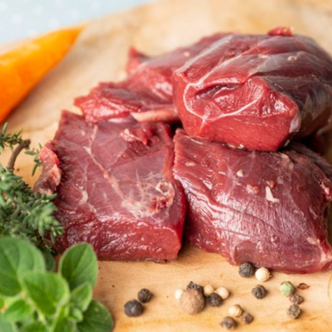 Viande De Cerf Crue À Cuisiner Pour Sauté - 1Kg - 1kg