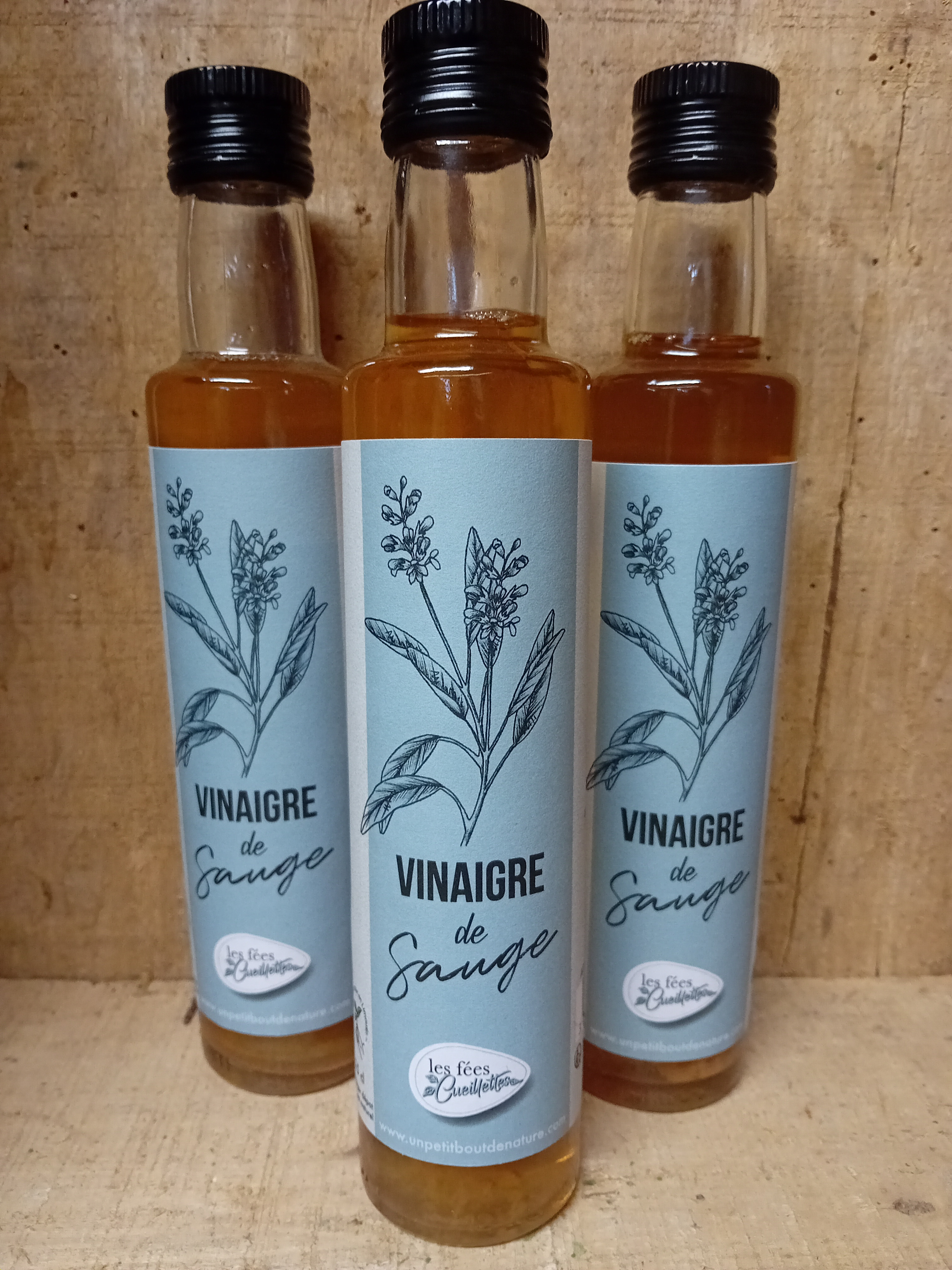 Vinaigre aromatisé à la sauge - 250ml