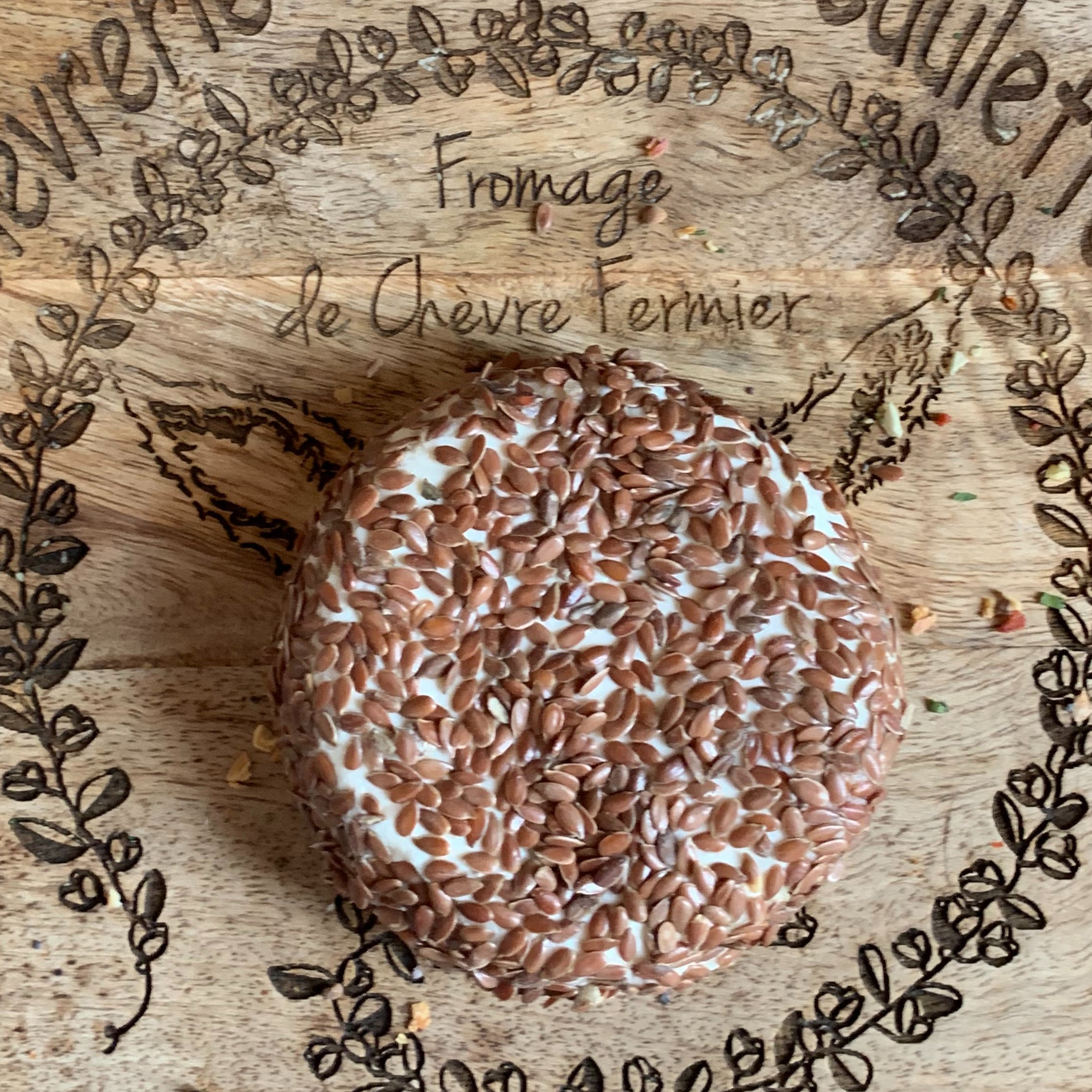 CHEVRE GRAINES DE LIN - 110g