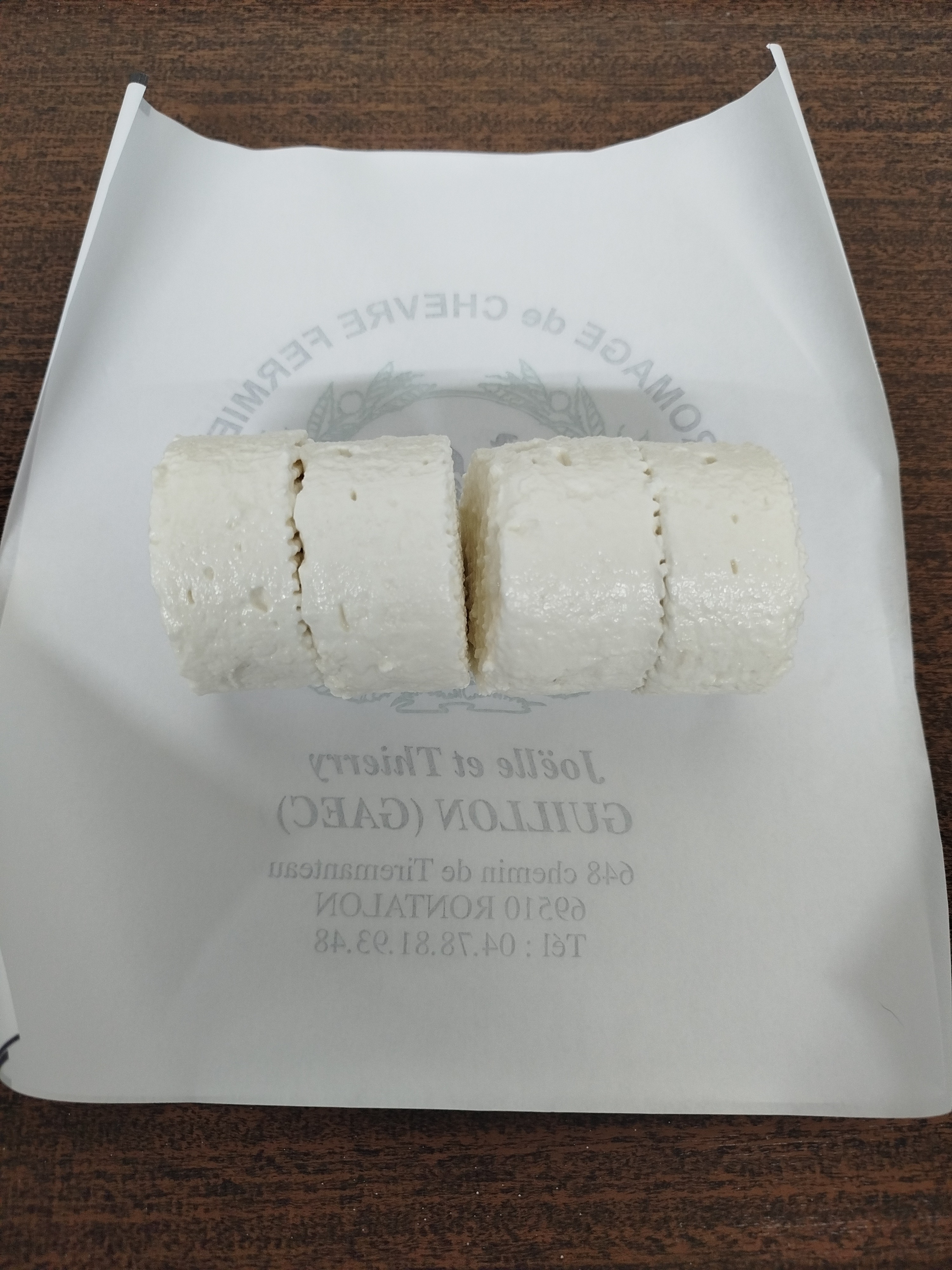 Rouleau de 4 chèvre frais - 250g