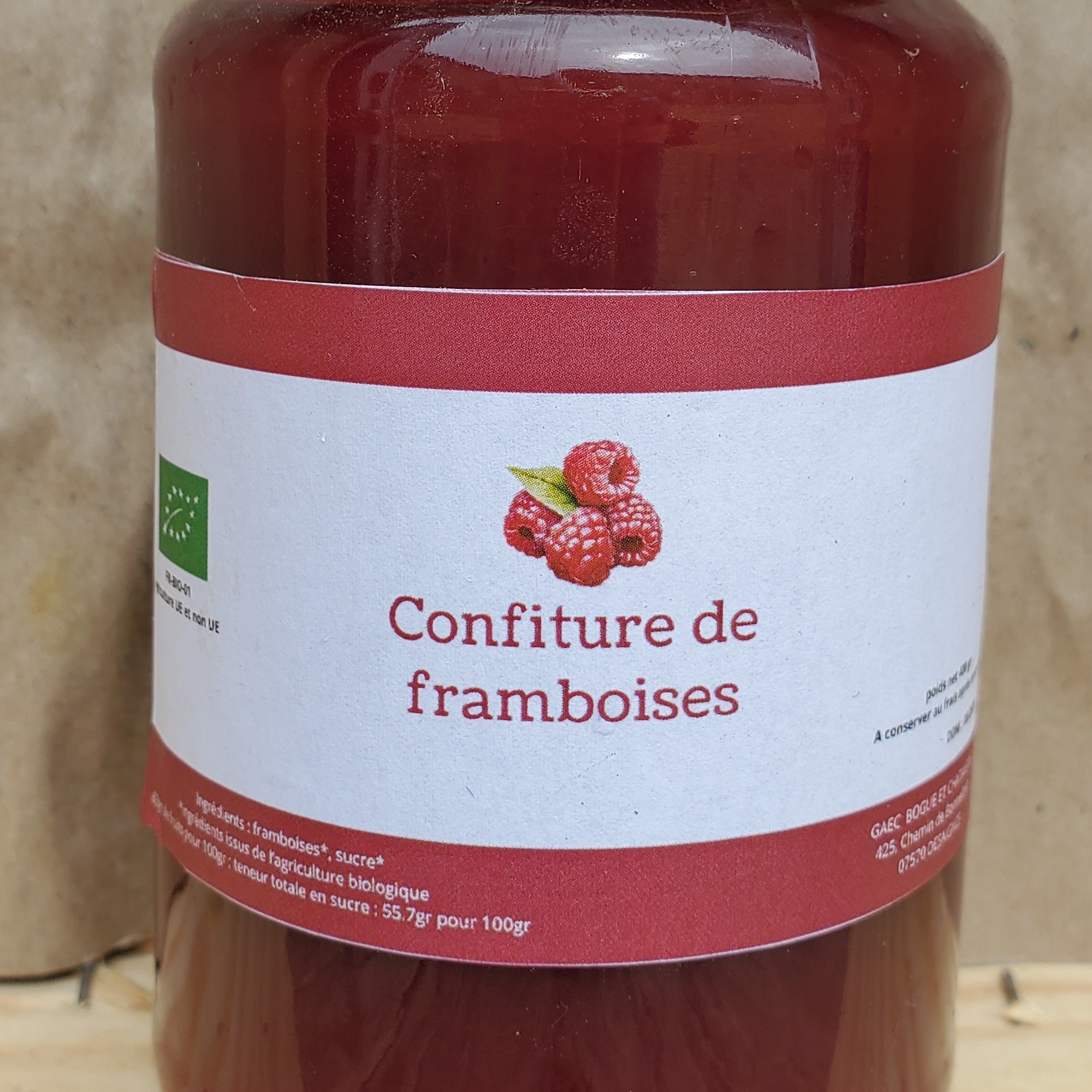 Confiture De Framboise - 400g