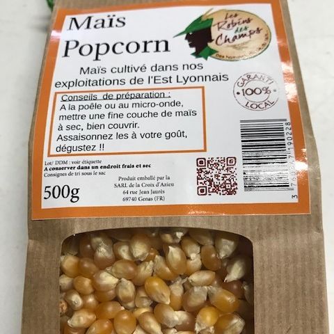 Maïs pop-corn - 500g