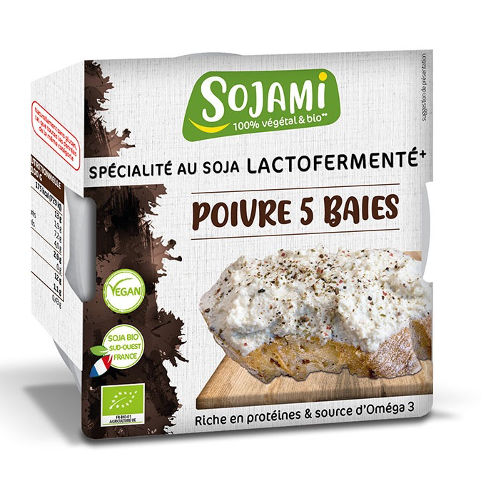 Sojami à tartiner 5 baies (poivre) - 125g