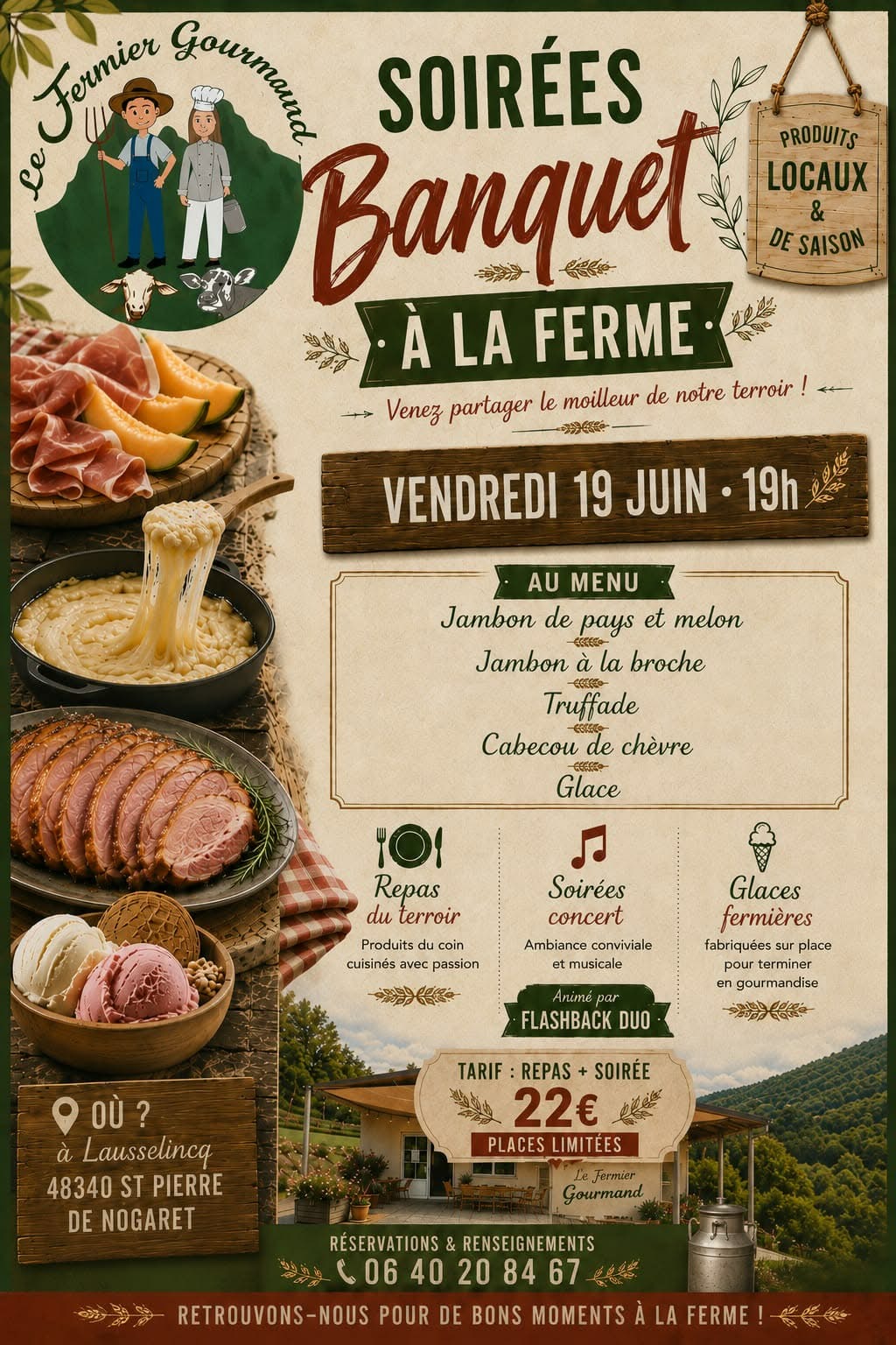 Repas Concert du 19 juin