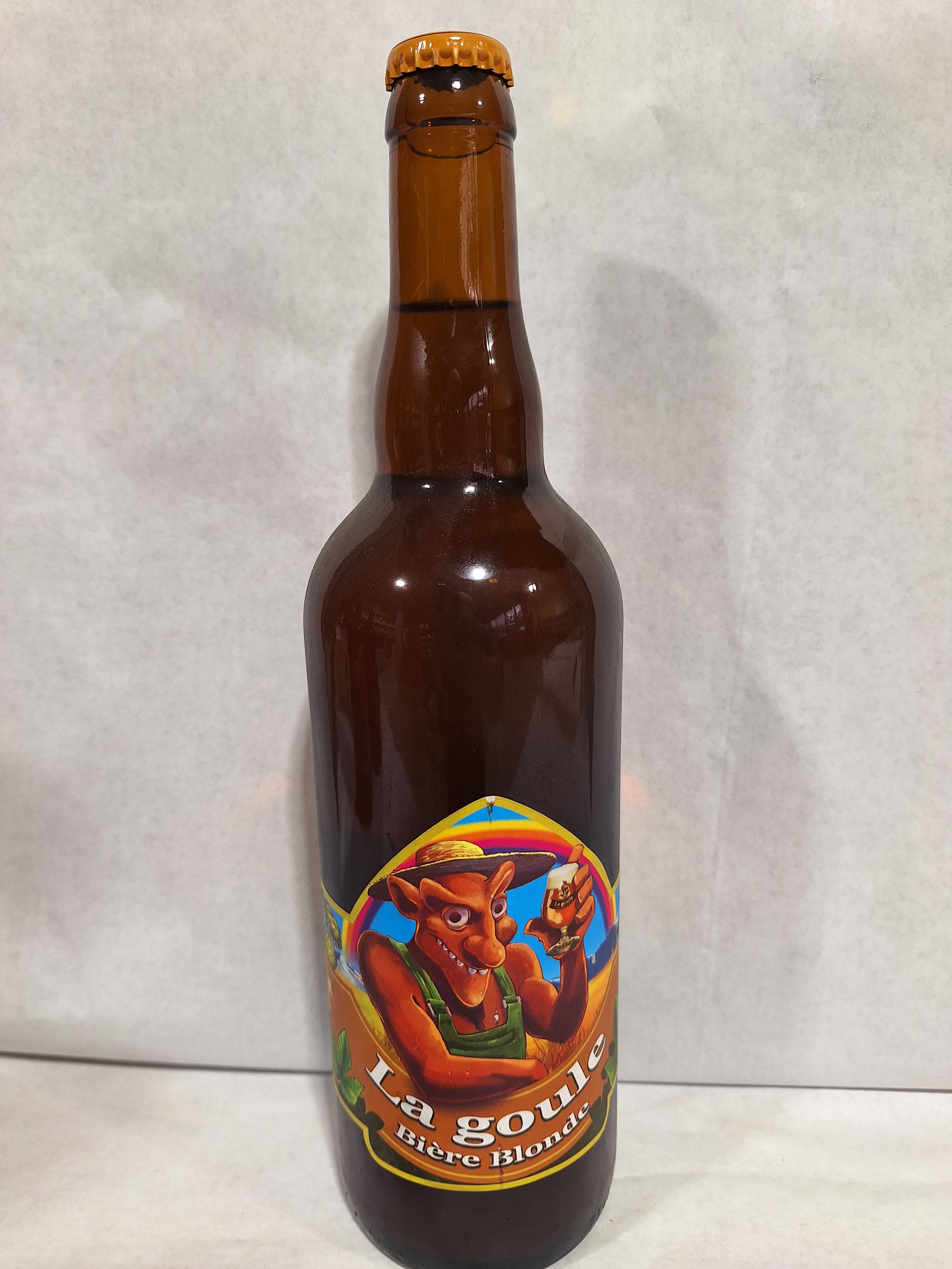 Bière 75 Cl Blonde  LA GOULE