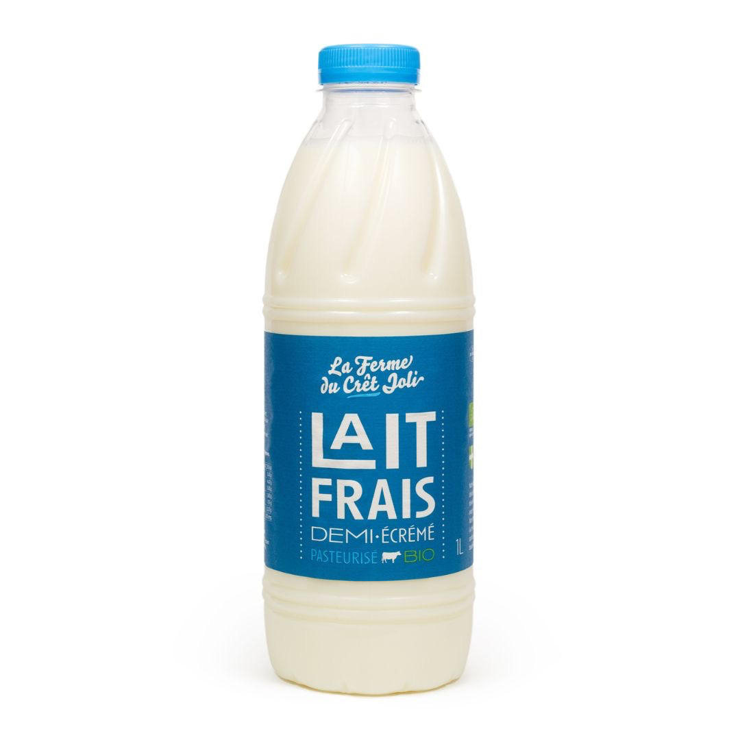 LAIT FRAIS DEMI-ECREME - 1l