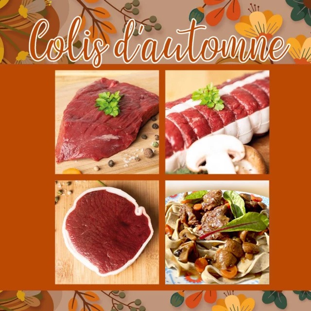 Colis D'Automne Viande De Cerf option Sauté à l'Anjou Rouge