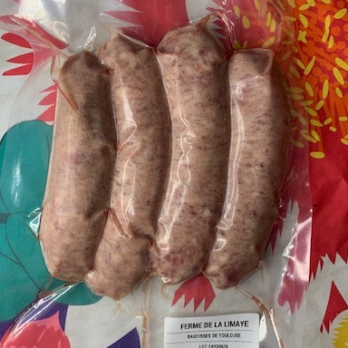 Saucisses façon Toulouse x4 - 0,35kg