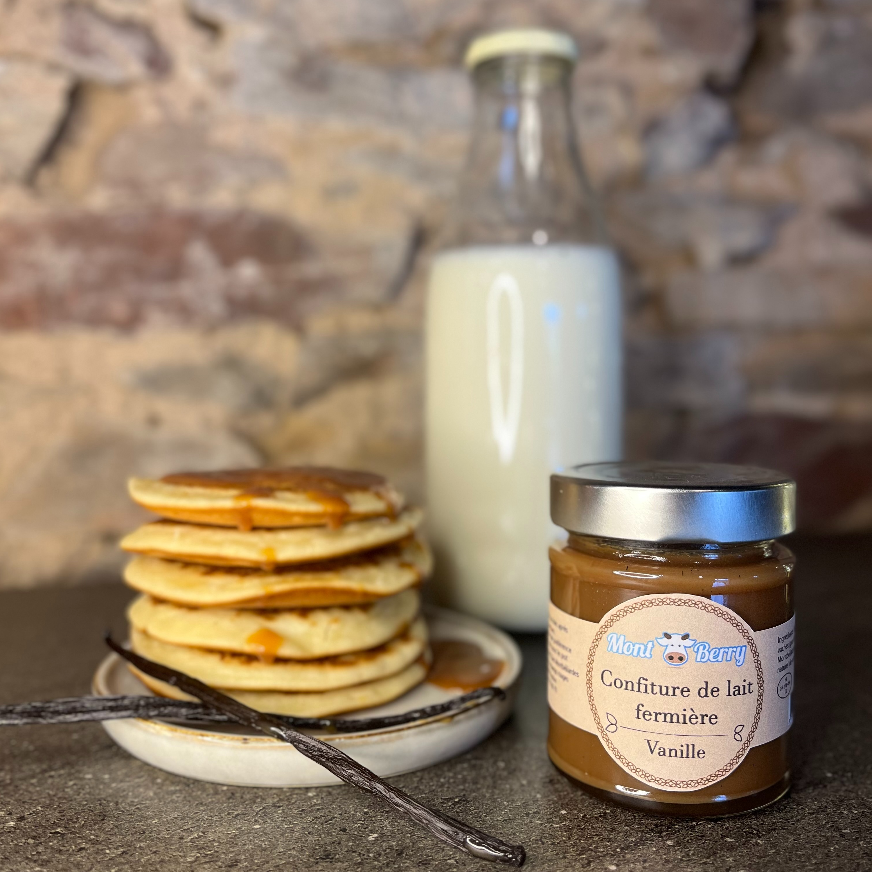 Confiture de lait fermière - Vanille - 225g