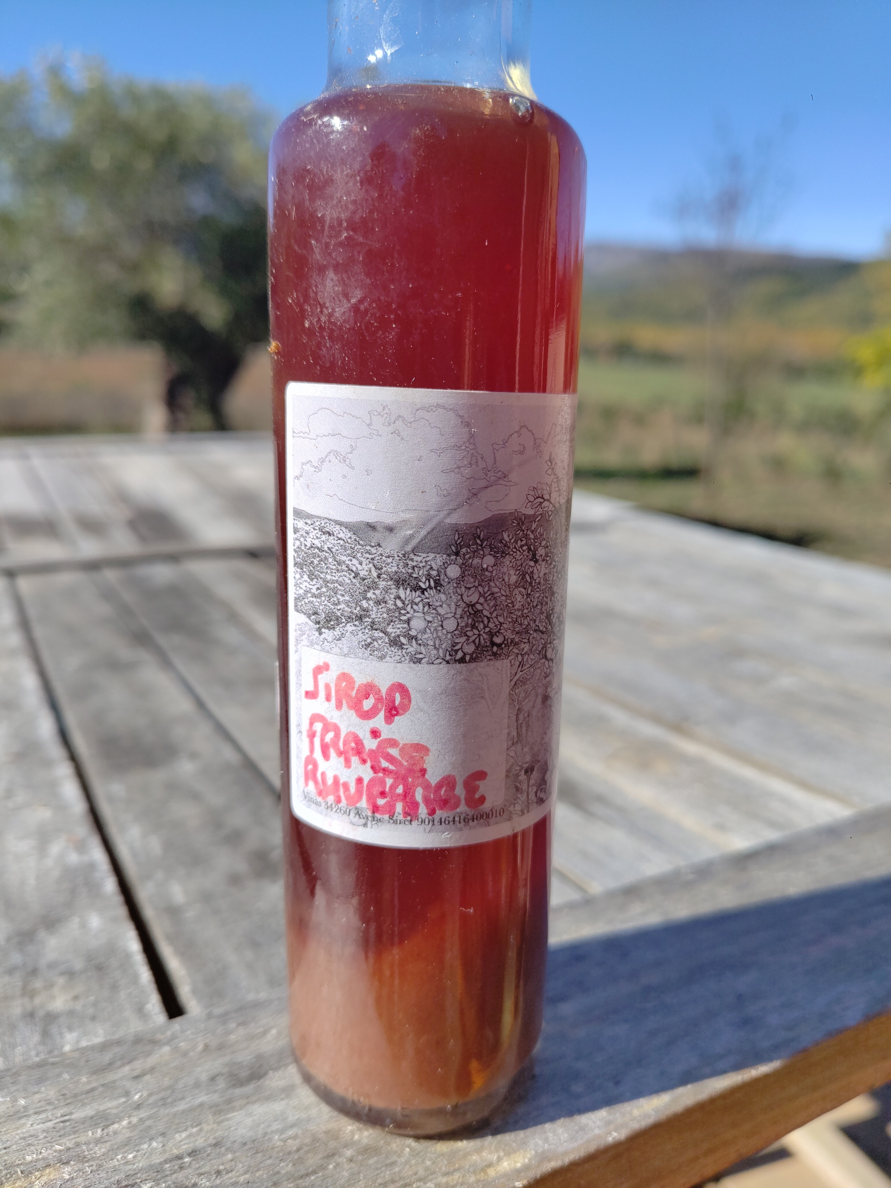 Sirop FRAISE / RHUBARBE 25cl
