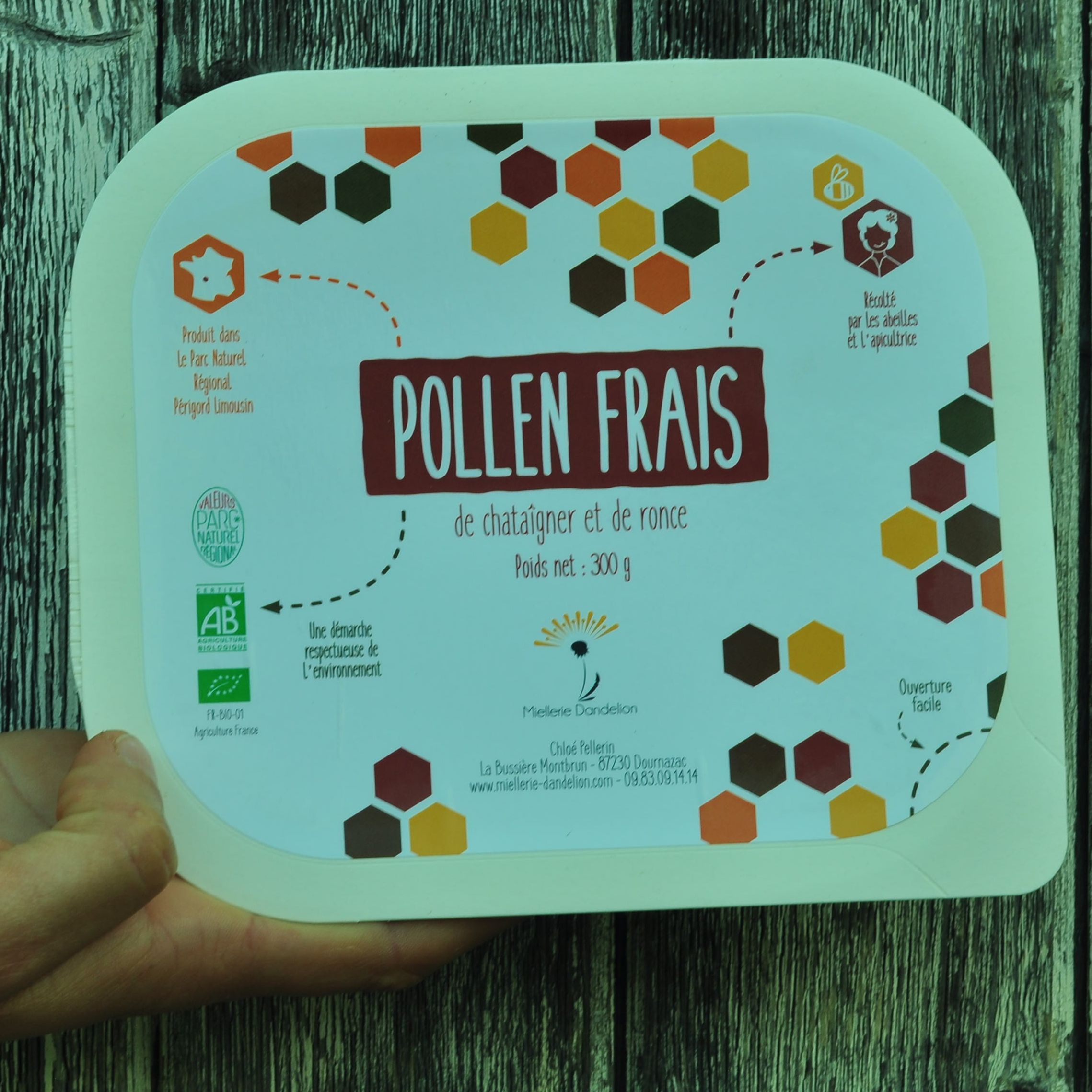Barquette de pollen de fleurs - 300g