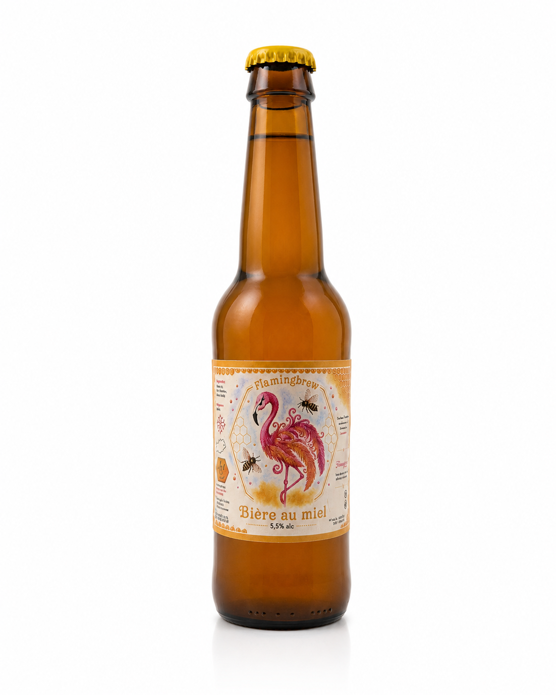 Bière blonde au miel