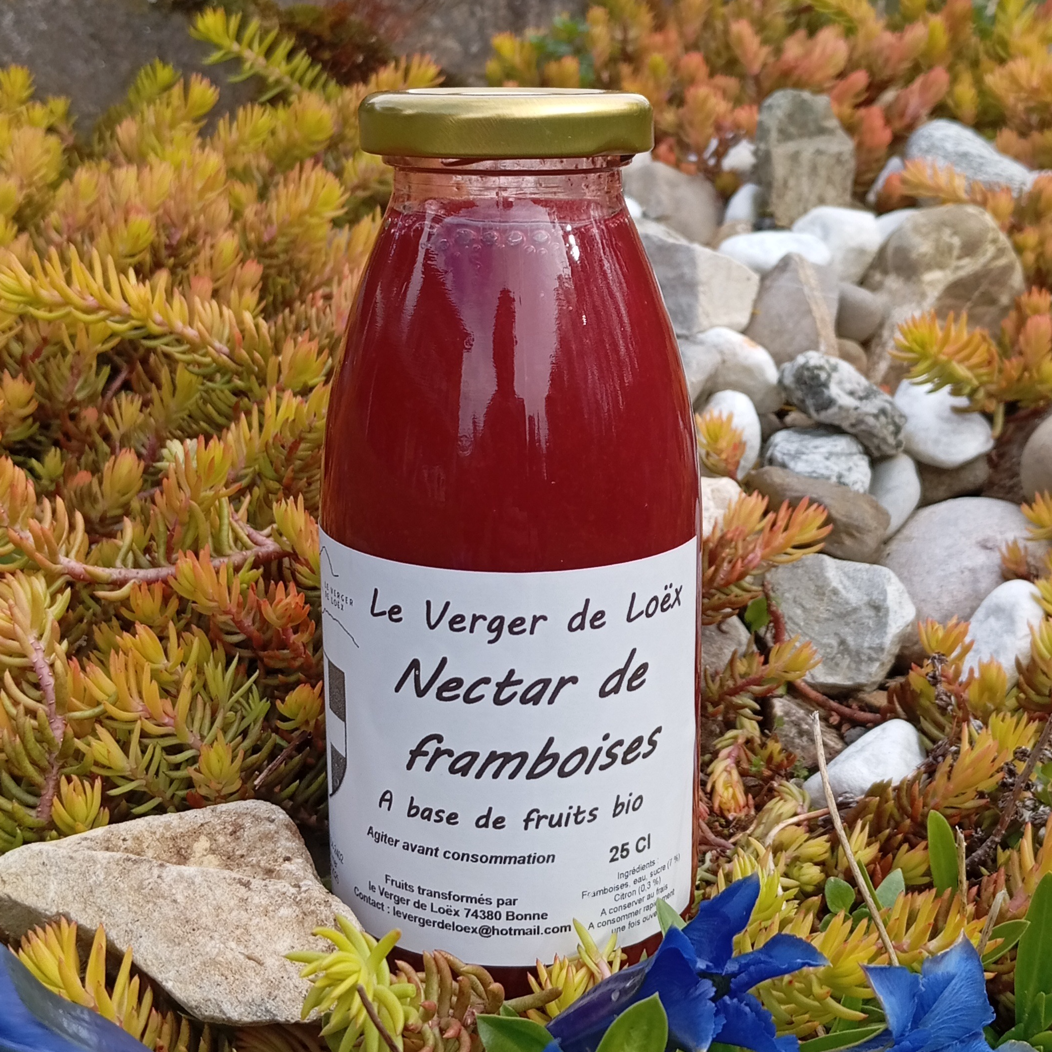 Nectar de framboises BIO du verger - 0,25L - 250ml
