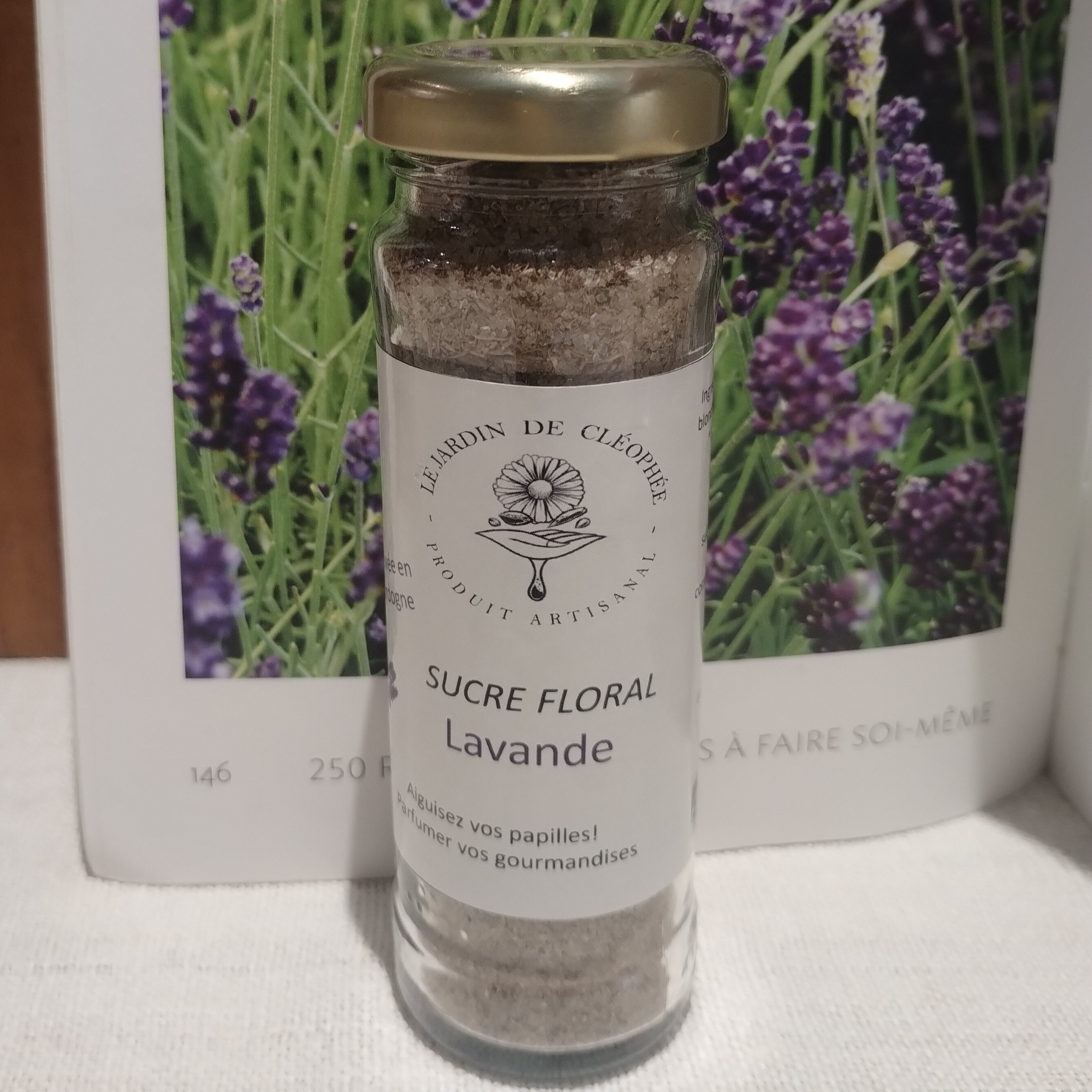 Sucre fleuri à la Lavande - 90g