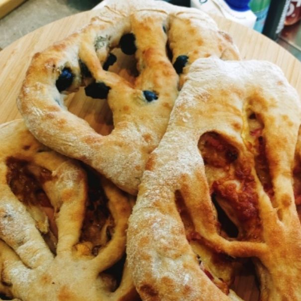 Fougasse Olives Noires - Romarin