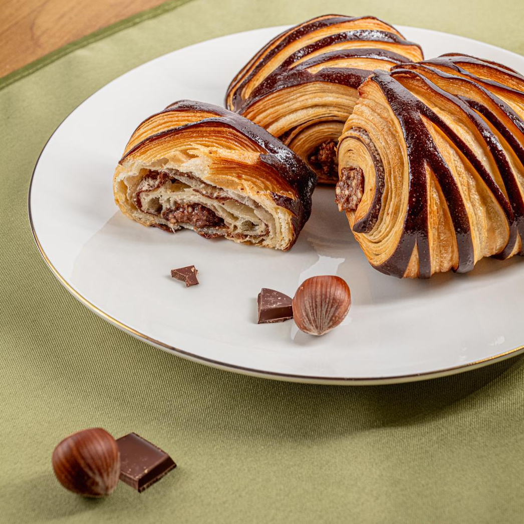 Pain au chocolat bicolore (Gianduja) 100 g BIO*