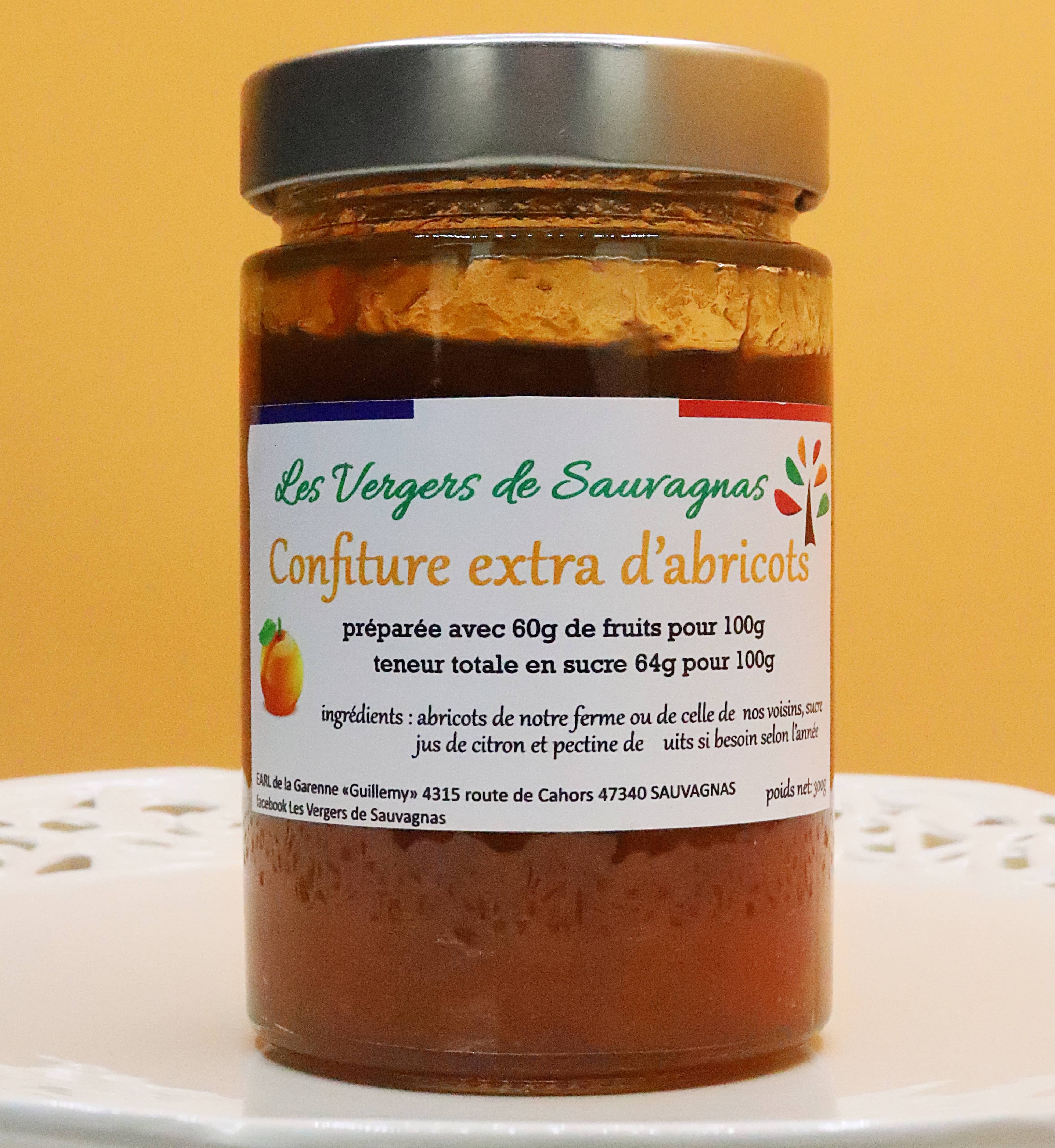 Confiture d’abricots - 300g